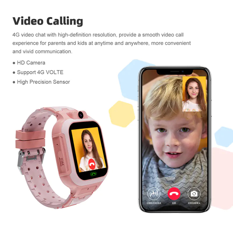 Kids Smart Watch with HD Camera Focus on Kids Safety