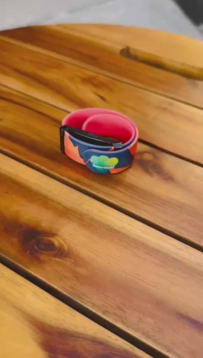 Silicone Strap with Autumn Design / Pulsera de Silicone con diseño de paisaje de Otoño